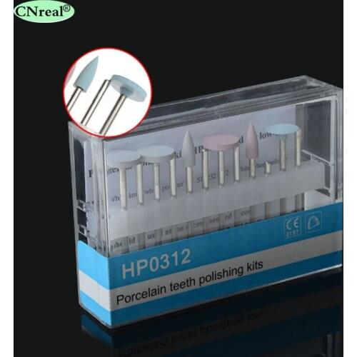 1 Set Dental Porcelain Teeth Composite Polishing Kits HP0312 for Low-speed Handpiece Dentist Equipment