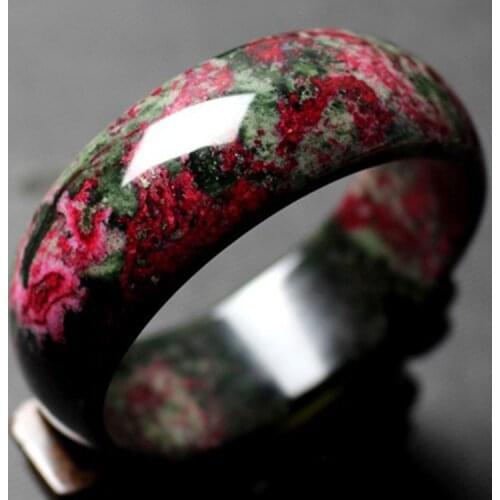 Natural Jade Bangle Real Chinese Jades Stone Accessories Jewellery Hand Carved Lucky Amulet Gifts Women And Men Wide Bar Bangle