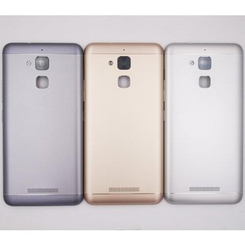BaanSam New Battery Back Cover For ASUS ZenFone 3 Max ZC520TL X008D 5.2 Inch Housing Case With Power Volume Buttons