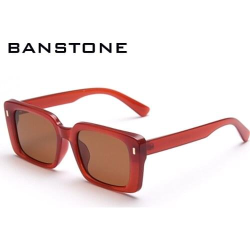 Vintage Poarized Yellow Lens Square Sunglasses For Women Men 2021 British Fashion Brand Designer Small Sun Glasses Driving Gafas