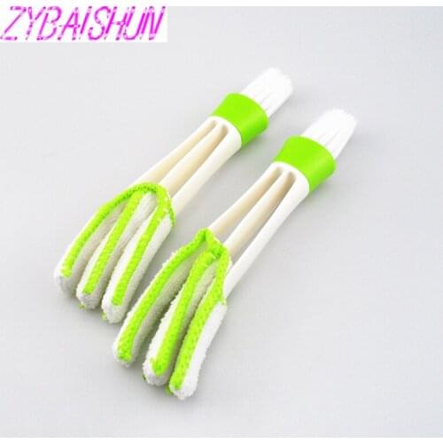 Car dashboard vents keyboard cleaner air outlet tool brush for Volkswagen vw POLO Tiguan Passat CC Golf GTI R20 R36 EOS Scirocc