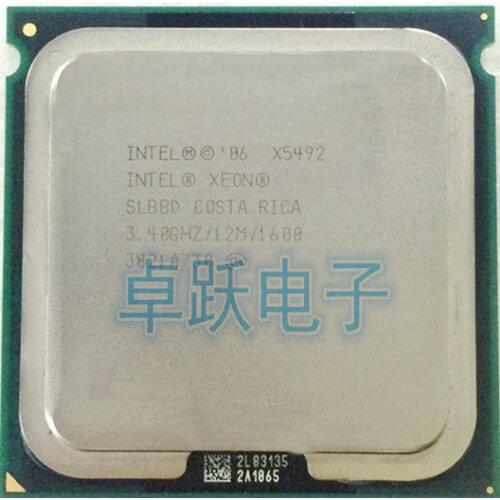 Intel Xeon X5492 3.4GHz/12MB/1600MHz/Quad Core LGA 771 CPU/SLBBD(working 100% Free Shipping)