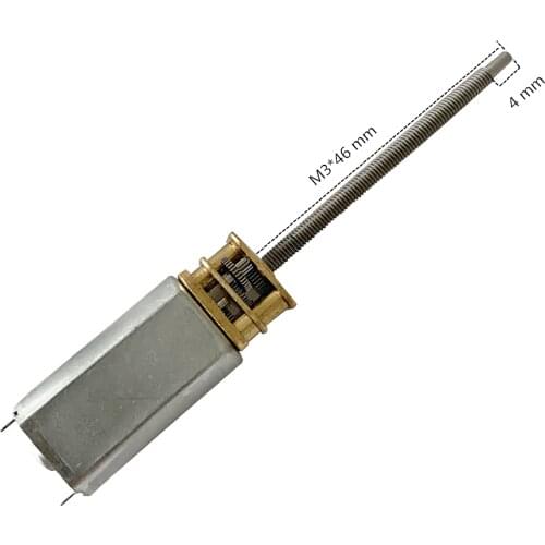 Fixed wing Landing Gear DC motor 46mm M3 Thread shaft 3V 6V 12V 15RPM-1000RPM Electronic Speed DIY Model 13GA050 Lifting screw