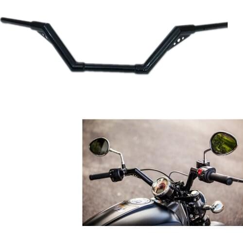 Motorcycle Handlebar 1" 25mm Drag Bar For Indian Scouts Hussar Bobber 2014-2020