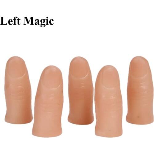 10pcs Child soft Thumb Tip Finger Fake Magic Tricks Close Up Vanish Appearing Finger Trick Props Toy for childen