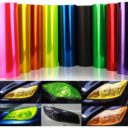 30*60/100cm Car Sticker Smoke Fog Light HeadLight Taillight Tint Vinyl Film Sheet Available Car Decoration Decals Car Styling