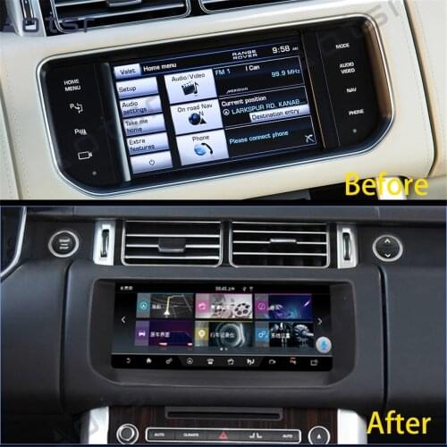 10.25'' Tesla Android 10.0 px6 Car Radio For Land Rover Range Rover Vogue L405 GPS Navigation tape recorder control CARPLAY unit