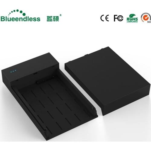 Tool Free Cable USB 3.0 to Sata up to 6Gbps for 7-9.5mm Hard Disk 3.5" Plastic Hdd Case Sata HDD Enclosure Hdd Case Sata HDD SSD