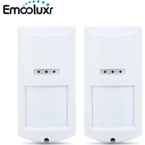 Intelligent Wired Outdoor PIR Microwave Complex Intruder Detector Anti-Pet For Home Intrusion Alarm System Outdoor Motion Sensor