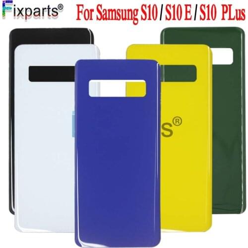 For SAMSUNG S10 PLUS Battery Cover S10 Back Battery Cover Door Rear Glass S10e Housing Case with free shipping S10 Plus case