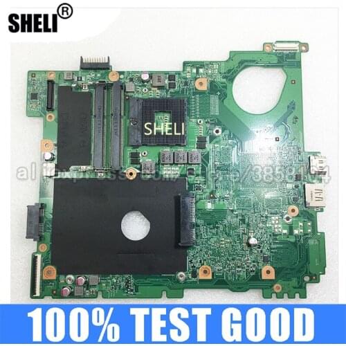 SHELI for DELL Laptop Motherboard L VOSTRO 3550 V3550 15R PC Mainboard HM65 0Y0RGW Full Tesed DDR3 Inspiron Intel Integrated