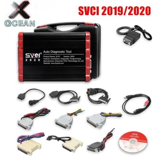 Newest SVCI 2020 2019 OBD2 Auto Key Programmer Unlock Version Abrites Commander SVCI V2019 V2020 No Limited Car Diagnostic Tool