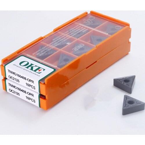 OKE TNMG160408-OPR OC2125 OC2115 OC2025 / TNMG160412-OPR OC2125 OC2115 OC2025 TNMG332 TNMG333 CNC carbide inserts 10PCS/BOX