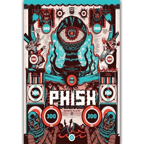 Hot New Phish Custom Rock Music Cover-Silk Art Poster Wall Sticker Decoration Gift