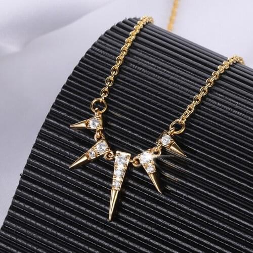 Vintage Crystal Ancient Egyptian Pendant Necklaces For Women Men Stainless Steel Chain Punk Lady Jewelry Gifts Wholesale