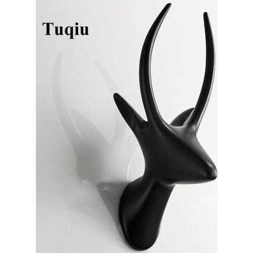 Gold/Black/White wall mounted Rams Horn Style clothes rack cloth hook wall hook Robe Hook Bathroom Hanger Accessories Hanger