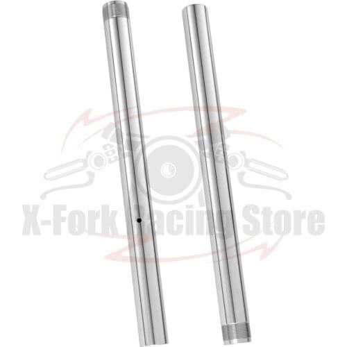 Front Fork Inner Tubes Pipes Silver Pair For YAMAHA YZR R6 2006-2007 41X513mm 2CO-23120-000 2CO-23110-000
