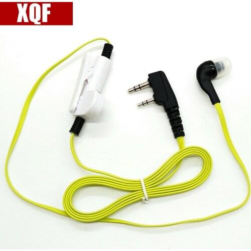 XQF 10PCS NEW!Hot selling earpiece for BAOFENG UV-5R 888S B5 B6 two way radio for KENWOOD walkie talkie