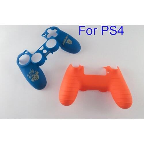 Replacement For Sony PS4 Wireless Controller rubber pattern case JDS 001 JDM 011 Cover Front Back Housing Shell Case for SONY 4