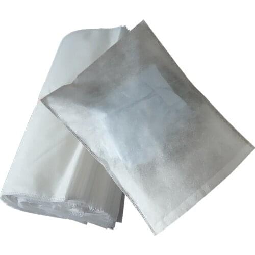 10Pcs Non-woven Shoes Storage Bag Travel Outdoor Drawstring Dust Bags Designs Simple White Drawstring Bag