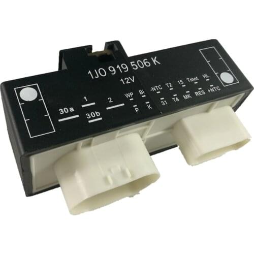 1J0919506K Car Relay Radiator Fan Control Module For VW Audi A3 A4 Beetle Golf MK4 BORA POLO TT