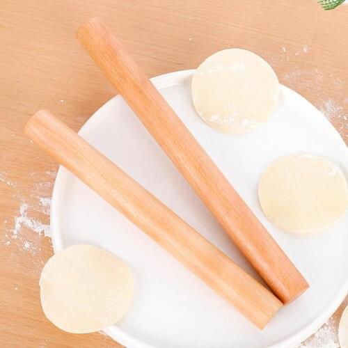2Pcs Wooden Rolling Pin Cookies Biscuit Making Roller Kitchen Cook Baking Tool Household Bakeware Rolling Pin Kitchen Tools