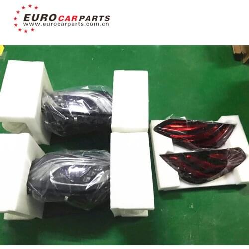2019 high quality S class w222 S63 S65 headlamp and tailights for W222 S320 S400 S500 S600 S63 s65 LED lights plug and play