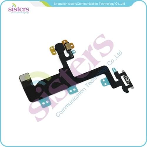 50pcs/lot Wholesale 4.7 inch Power Flex with Flashing Light Switch on off Flex for iPhone6 4.7'' free shipping