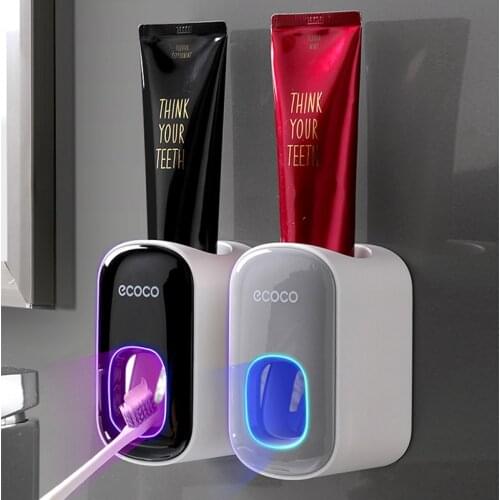 Automatic Toothpaste Dispenser Holder Wall Mounted Squeezer Toothpaste Kids For Home Bathroom Accessories