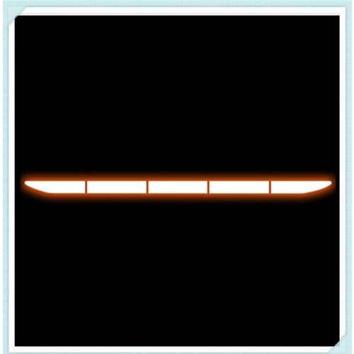 Car Exterior Accessories Reflector Sticker decals for Mercedes Benz W210 W124 AMG W202 S500 IAA C450 C350 A45