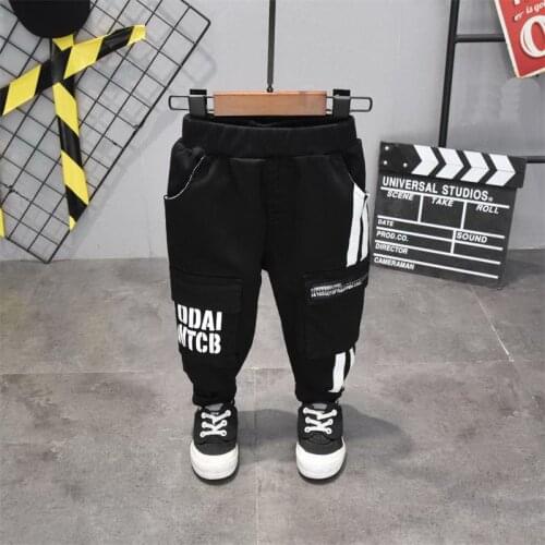 Spring&Autumn New Fashion Sports Fitness Kid Toddler Child Harem Pants Baby Boy Trousers Bottoms 2-6years