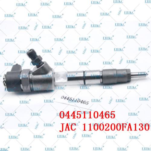 ERIKC Diesel Nozzle 0445110465 Common Rail Injector 0445 110 465 Auto Fuel Injection for Bosch JAC 1100200FA130 HF4DA1-2C