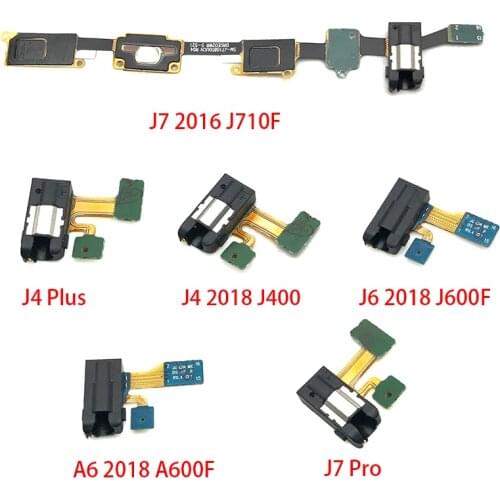 For Samsung Galaxy A3 A5 A7 J3 J5 J7 2017 A320 A520 A720 J7 Prime J4 2018 Earphone Headphone Audio Jack Flex Cable Ribbon
