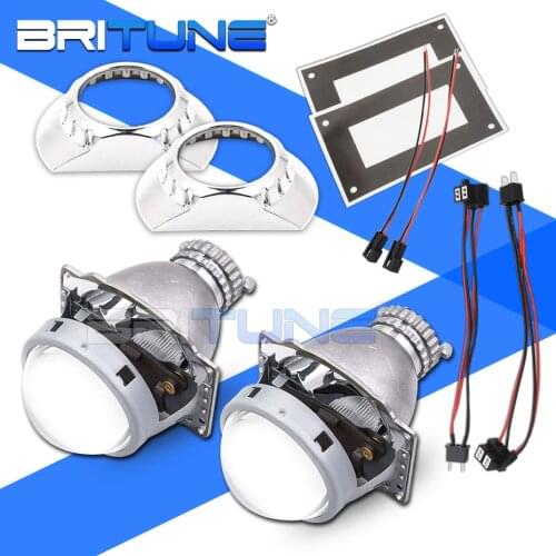 Headlight Lenses For BMW E46 Tuning Xenon LED D2S D2H Projector ZKW Bixenon Lens 3.0'' Retro Kit Car Light Accessories Replace