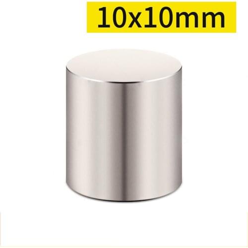 Round Neodymium Magnet Dia. 10mm Strong Circular Disc Magnet Powerful Magnetic Magnet Thickness 1mm 1.5mm-10mm