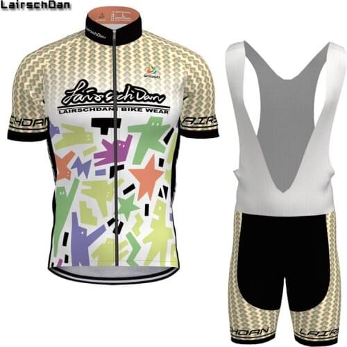 LairschDan Mens Summer Road Bike Cycling Jersey Suit Maillot Ciclismo Hombre 2021 Outdoor Sports MTB Quick Dry Bicycle Clothes