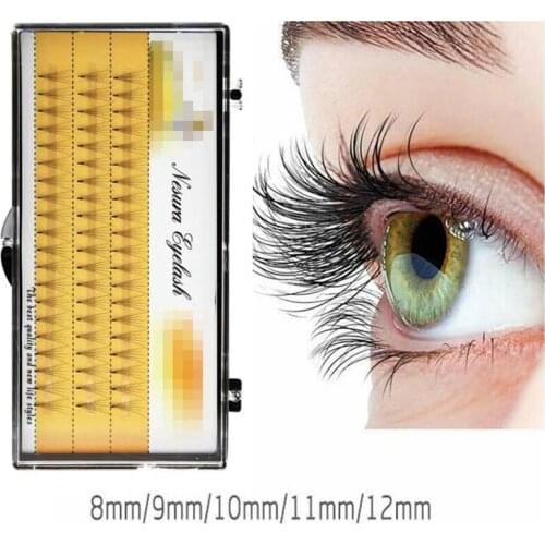 1box Big Capacity20 Bundles 6d 10D Eyelash Extensions 8/9mm Thickness True Mink Strip Eyelashes Individual Lashes Natural Style