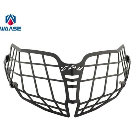 Waase Motorcycle Headlight Head Lamp Light Grille Guard Cover Protector For BENELLI TRK 502 502X TRK502 TRK502X