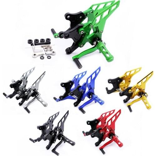 Adjustable CNC Rearsets For Kawasaki Z900 2017 2018 Motorcycle Aluminum Footrests Footpegs