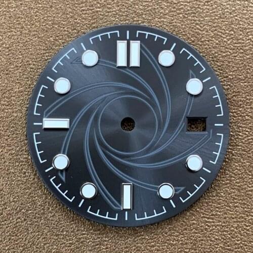New 31mm dial sun pattern literal watch repair parts replacement and modification NH35/NH36 movement