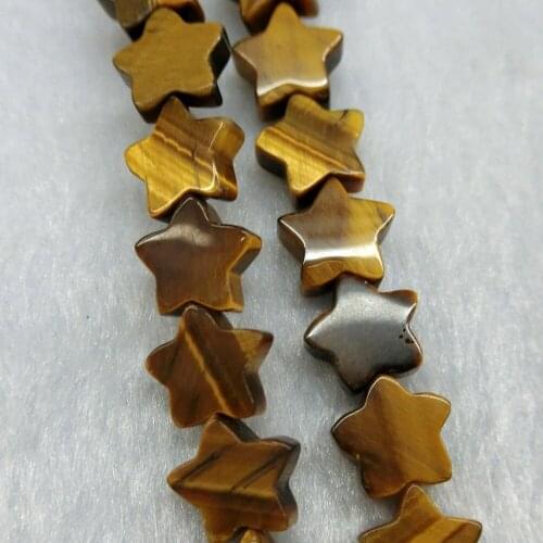 Wholesale Bulk 120pcs/lot 12*12mm Jewelry Beads Natural Stone Stars Quartz Loose Beads Charms for DIY Bracelets Jewelry Making