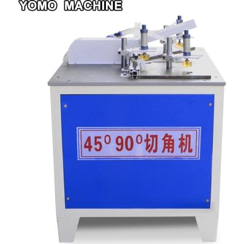 Cut aluminum wood 45/90 degree angle cutter woodworking cutting machine