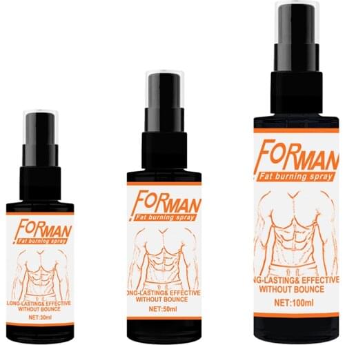 Abdominal Fat Burning Spray Body Lines Shaping Long-lasting Cream for Men Burning Fat Muscle Exercise Product Home Gym