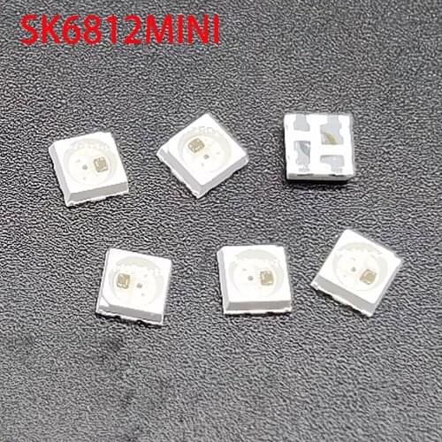 50-2000PCS SK6812 MINI-E RGB (similar with WS2812B) SK6812 3228 SMD Pixels LED Chip Individually Addressable Full Color DC 5V