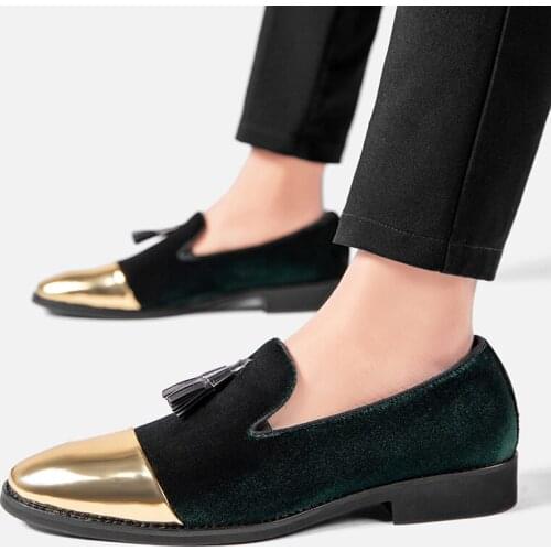 New Mens Shoes Casual Patent Leather Tassel Loafers Men Evening Dress Formal Shoes Business Office Wedding Club Oxford Footwear