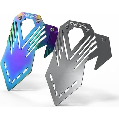 Spirit Beast Universal Motorcycle Adjustabl Fender Mudguard Plating Stainless Steel For Honda Yamaha Kawasaki Suzuki Ktm Or More