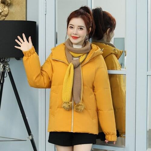 ISENMAL Winter Down Jacket Women Thick Coat Women Hooded Parka Warm Female Brand Cotton Clothes Winter Plus Size