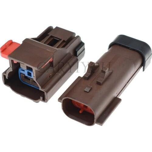 1 Set 2 Hole 54200275 54200261 Female Male Electrical Cable Connector Wire Socket For Car