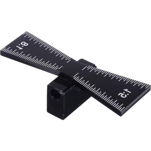 1pc Woodworking Dovetail Marker Aluminum Alloy Marking Gauge 1: 5 1: 8 Carpenter Measuring Tool For Hardwood & Softwood