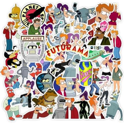 10/30/50Pcs Animation flies into the future Graffiti Waterproof Skateboard Travel Suitcase Phone Laptop Luggage Stickers DIY